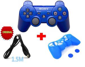 Control Ps3 + Forro + Cable + 2 Tapones