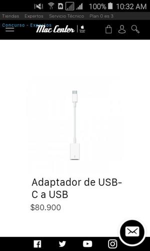 Adaptador Usb Original Iphone/apple