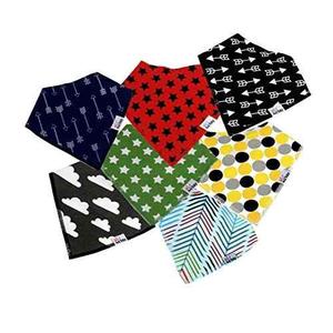 Premium Baberos Bandana Babeando Unisex 7-pack Absorbente 1