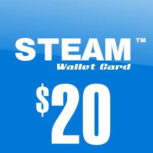 Steam Wallet Card $20 Dolares Validas En La Plataforma Steam