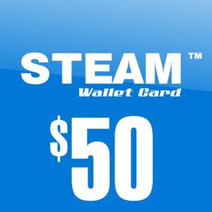Steam Wallet Card $50 Dolares Validas En Counter Strike