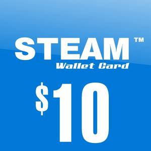 Steam Wallet Card - Tarjeta De $10 Dolares Nueva