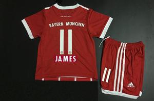 Uniforme Bayern Munich  James #11 Para Niño