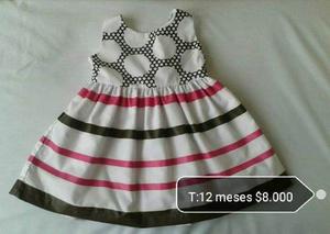 Vendo 3 Hermosos Vestidos Usados Para Niña!!!