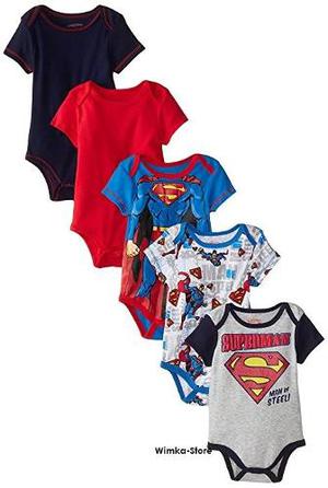 Warner Bros Bodysuits Ropa Bebe Niños 0-9 Meses Superman