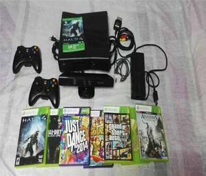 Oferta Xbox 360 Slim 4 Gb + Kinect + 2 Mandos + Juegos