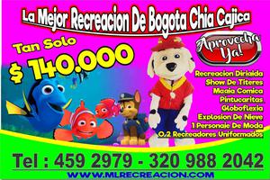 fiestas infantiles en promocion con Recreadores