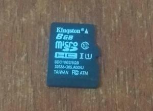 Micro Sd Kingston 8gb