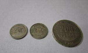 2 Monedas Antiguas Eu De Colombia cent 14mm