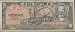 Cuba, 10 Pesos  P88c Firma Del Che Guevara