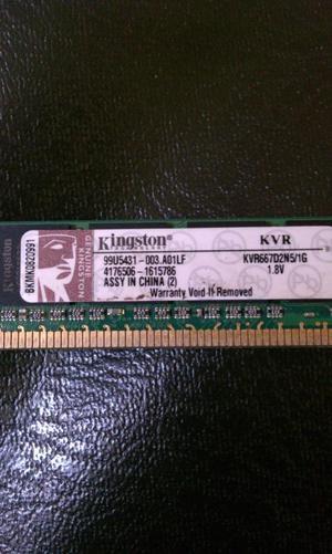 Memoria Ram DDR2 de 1GB para PC, no laptop