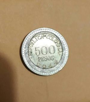 Moneda De $500 De  Con Error, Descentrada!!!