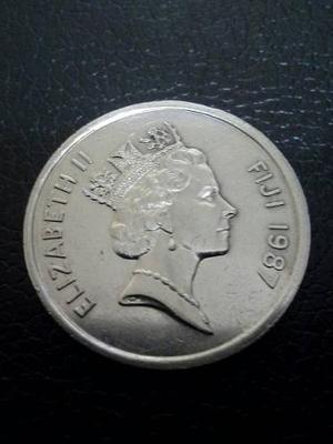 Moneda Fiji 20 Cents Helizabeth Ii  Vf