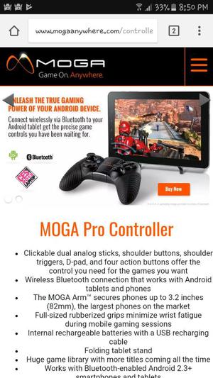 Control Moga Pro Bluetooth para Android