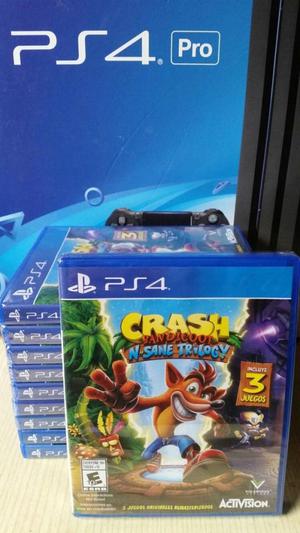 Crash La trilogia PS4 ¡Original!