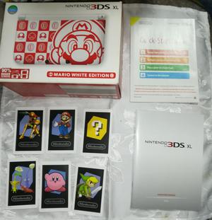 Nintendo 3ds XL Edicion Limitada MARIO WHITE