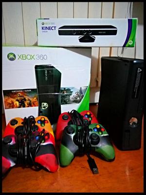 Xbox  Kinect juegos 4 controles