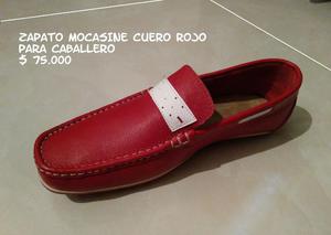 Zapato Mocasine Cuero Caballero