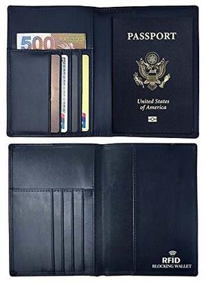 Estuche Rfid Blocking Wallet Para Pasaporte Y Tarjetas