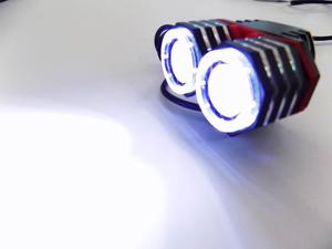 Linterna recargable de  lumenes ultrabrillante 2 LEDS