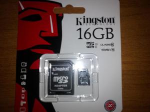Memoria Micro SD Kingston 16GB Clase 10