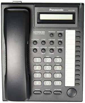 Panasonic Kx-t Teléfono Negro