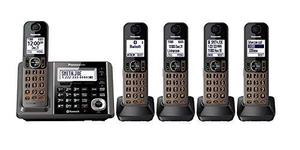 Panasonic Kx-tg585sk Dect, Teléfono Fijo De 5 Auriculares (
