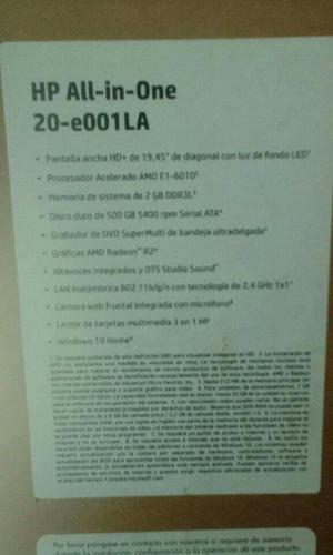 Se Vende Un Todo en 1 Marca Hp