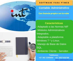 Software Contableadministrativo GRATIS POR 15 Sistemas Int