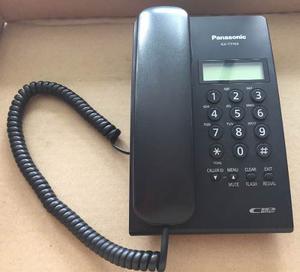 Teléfono Panasonic Kx-t Identificador De Llamadas Negro