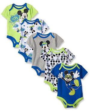 Disney Mickey Bodysuits Multi Blue Ropa Bebe Niño 3-18