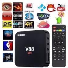 Tv Box Android 6.0 Convierte Tu Tv Smart Tv V88 4k Control