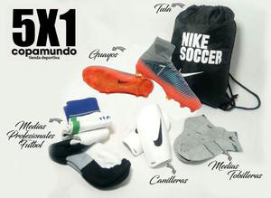 5x1 Guayo Bota Grama Nike Chapter 04 Futbol Niño + Envío