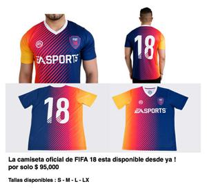 Camiseta Oficial Ea Sports Fifa 18