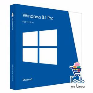 Licencia Windows 8.1pro Original Digital bits 1pc Fact