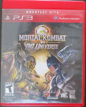 Mortal Kombat vs DC Universe FISICO PS3
