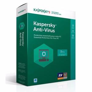 Promoción Licencia Kaspersky Antivirus  Spanish 3 Pcs