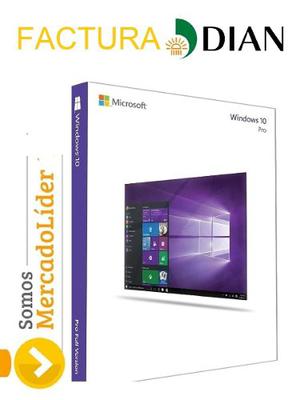 Windows 10 Pro Licencia Original X 1 Pc Factura Dian
