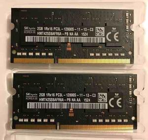 Memoria Ram 4gb 2x2gb mhz Ddr3 Hinyx Original Macbookpro