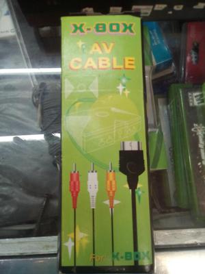 Cable AV xbox clasico full nuevo