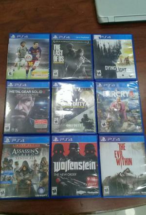 Juegos Usados para Ps4