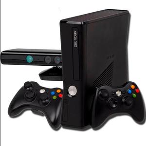 Xbox 360 Elite 250G+Kinect+2 controles