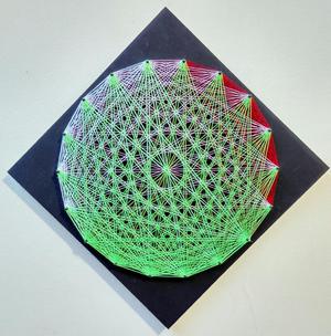 Mandalas de Hilo Tensado Y Talleres