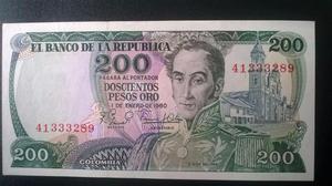 vendo billete de $ 200 pesos cafetero por tan solo $ 