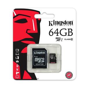 ¡ 64gb Memoria Microsd Hc Clase 10 Uhs-i 45mb/s Read 64 Gb