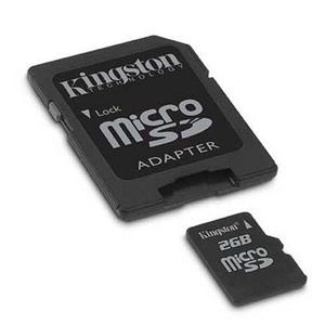 Kingston Tarjeta De Memoria Microsd De 2gb Con Adaptador Sd