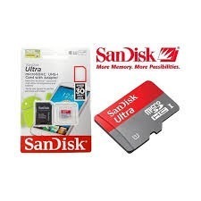 Memoria Micro Sd 64 Gb Sandisk Clase 10 + Adaptador