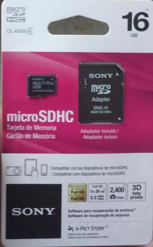 Memoria Micro Sd Sony 16 Gb