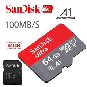 Memoria Sandisk 64gb Micro Sdxc Uhs-i 100 Mbs Class 10 A1 4k