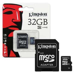 Micro Sd Kingston, 32gb, Somos Distribuidores Autorizados,